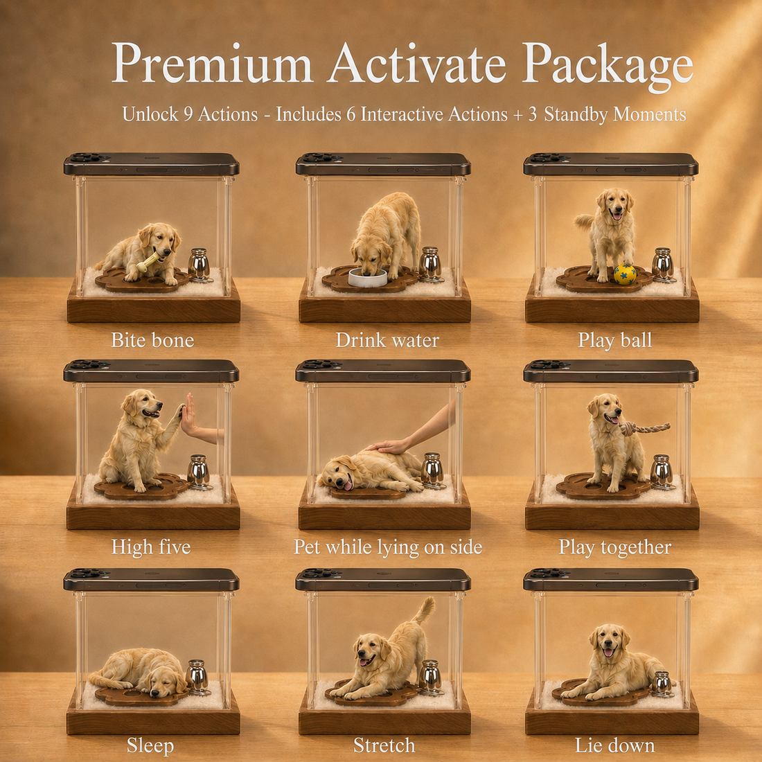 Pack d'interaction holographique pour animaux de compagnie