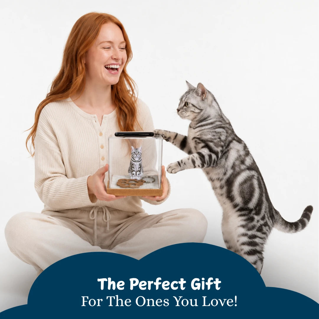Pawever™ Crystal Box — Boîte Holographique pour Animaux