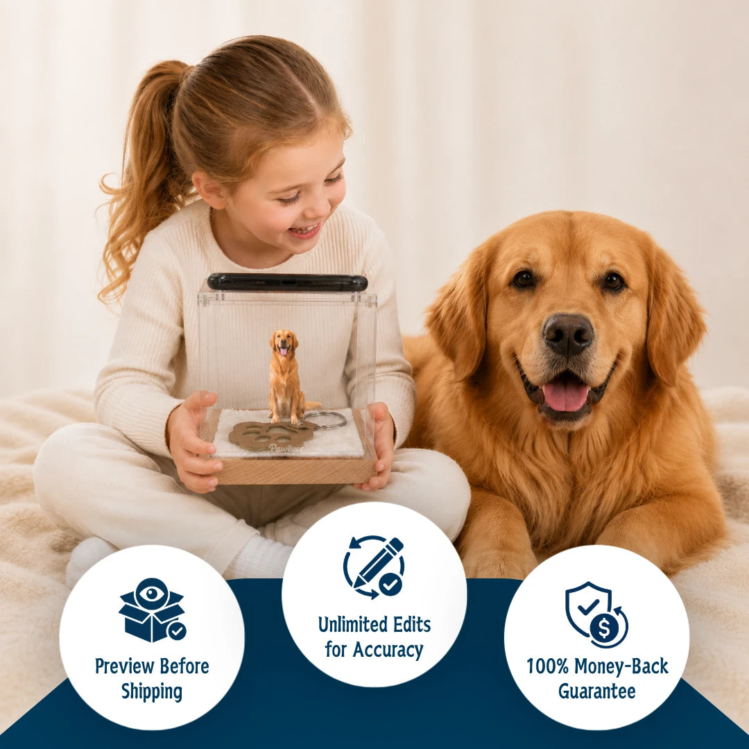 Pawever™ Crystal Box — Boîte Holographique pour Animaux