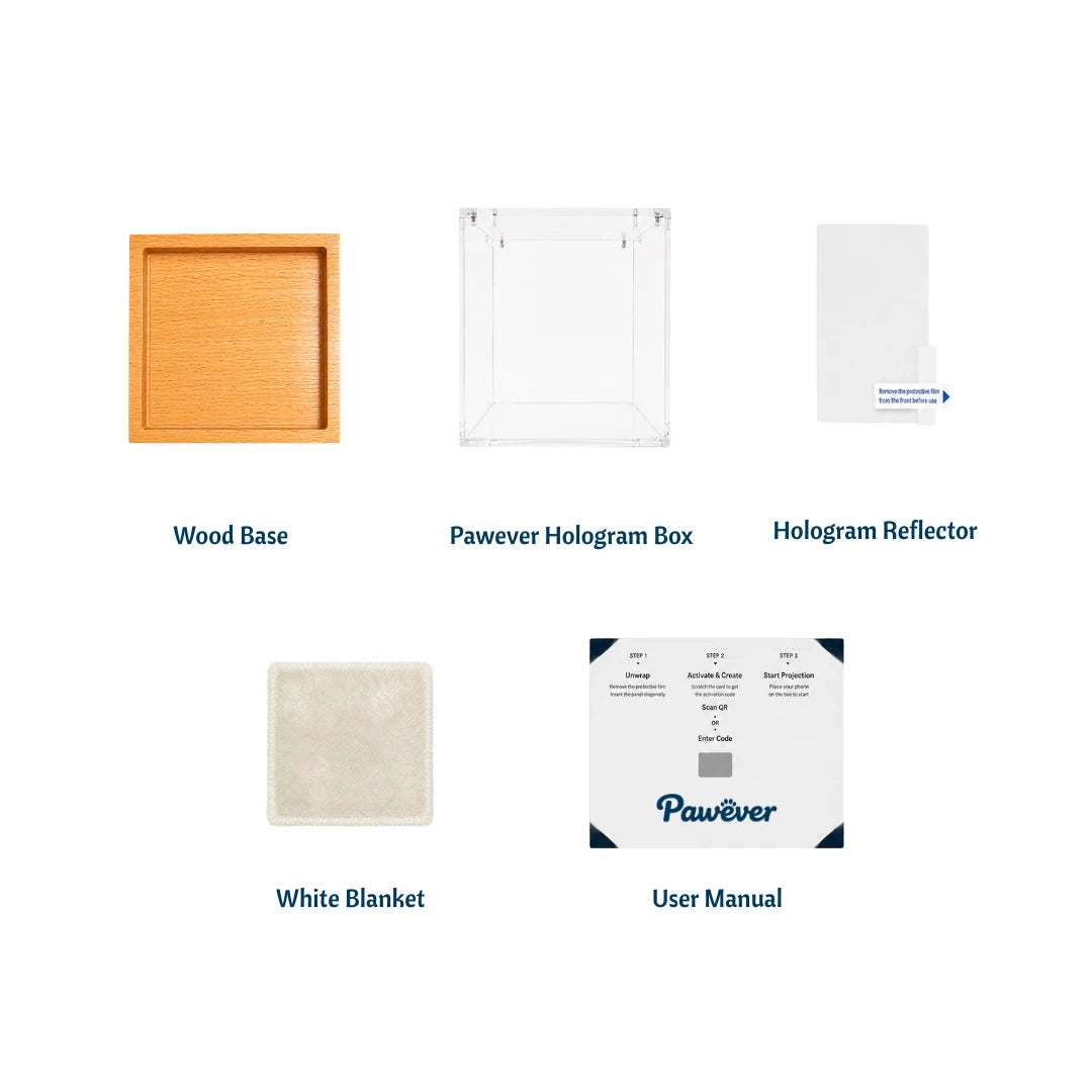 Pawever™ Crystal Box — Boîte Holographique pour Animaux