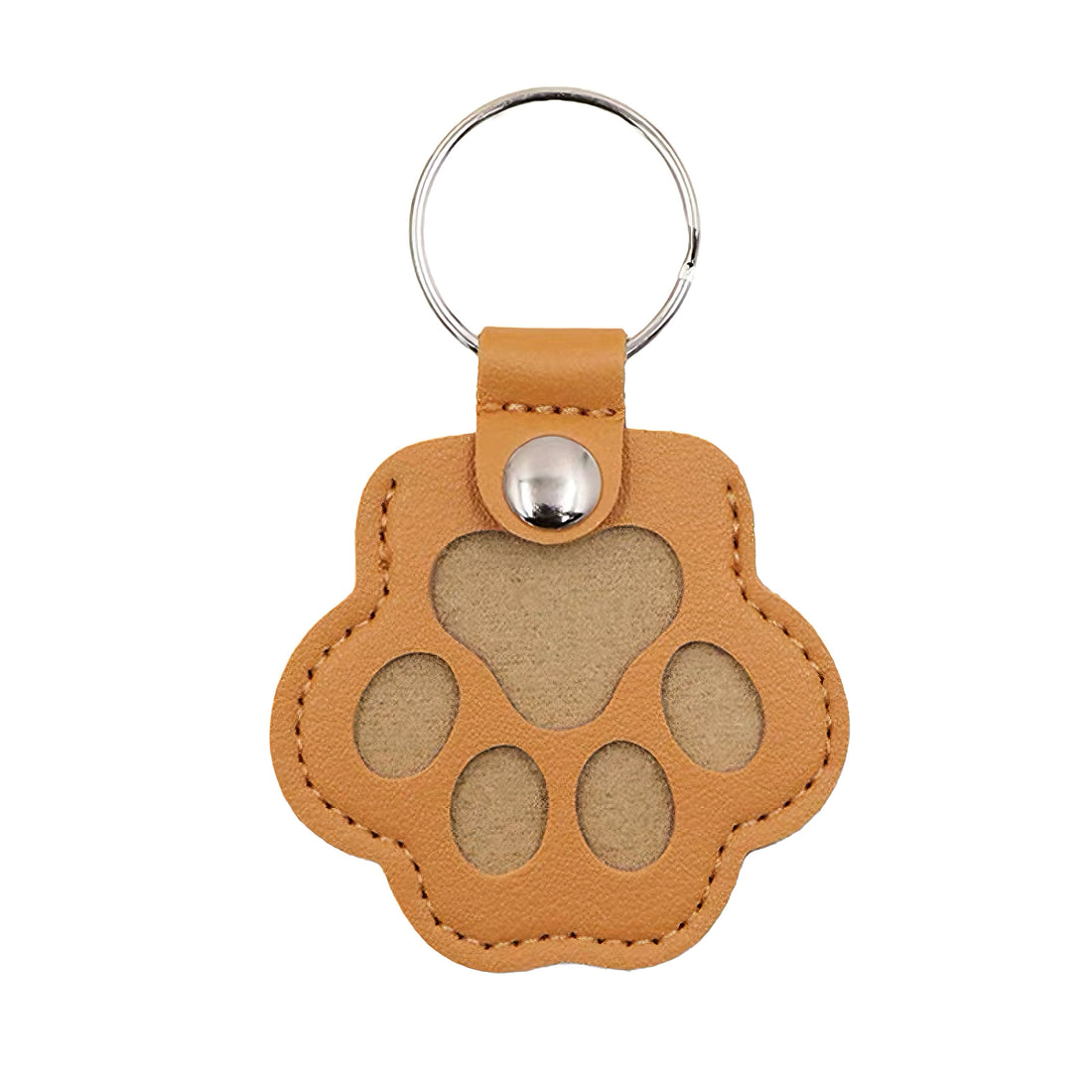 Porte-clés commémoratif avec poils d'animaux