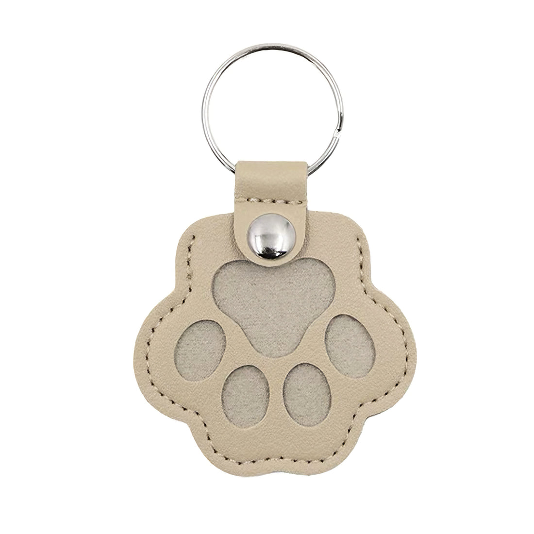 Porte-clés commémoratif avec poils d'animaux