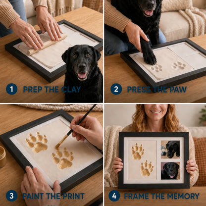 Pet Paw Print Clay Kit