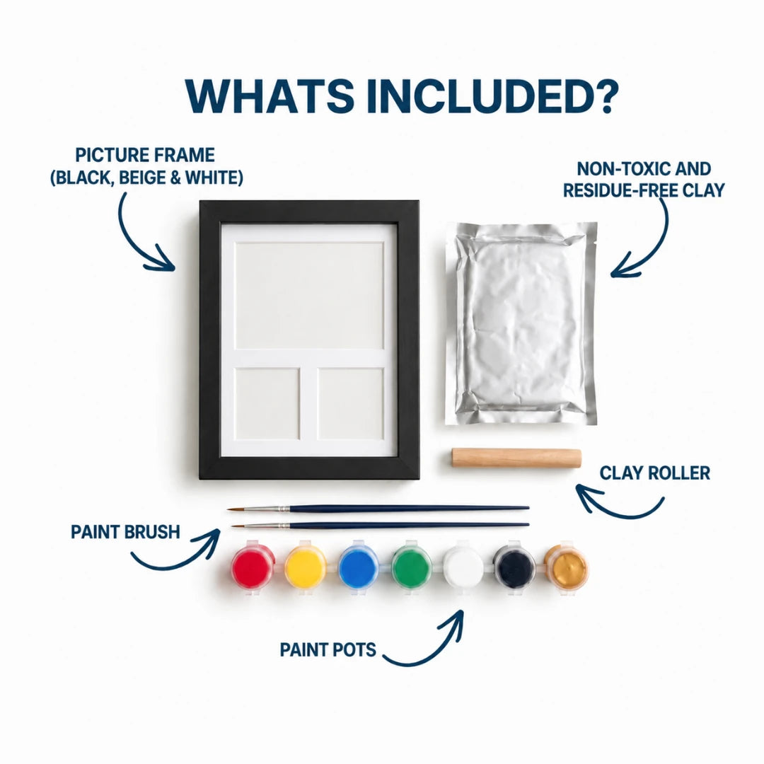 Pet Paw Print Clay Kit