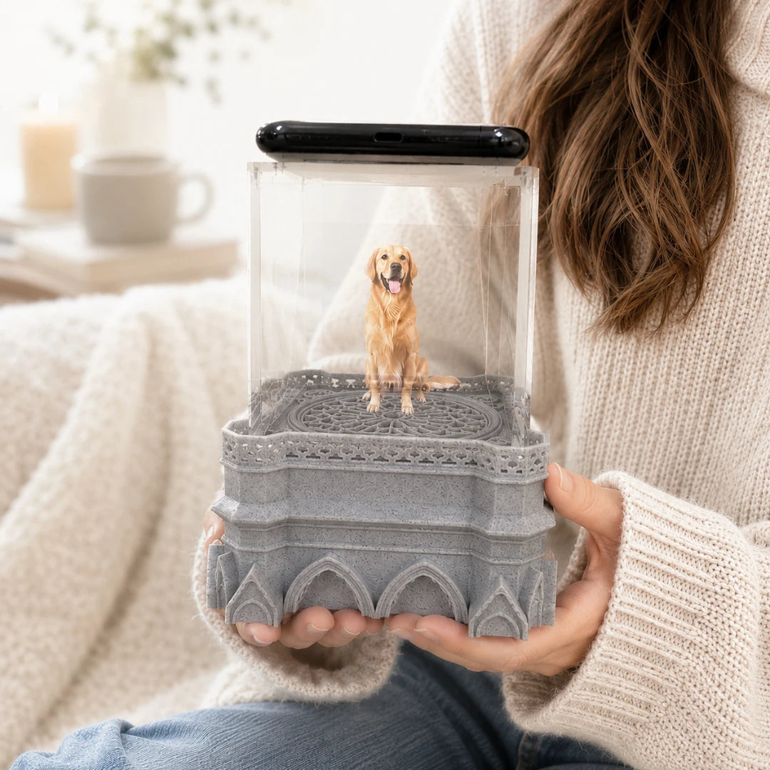 Boîte Sanctuaire Pawever™ — Boîte à hologramme pour animaux de compagnie