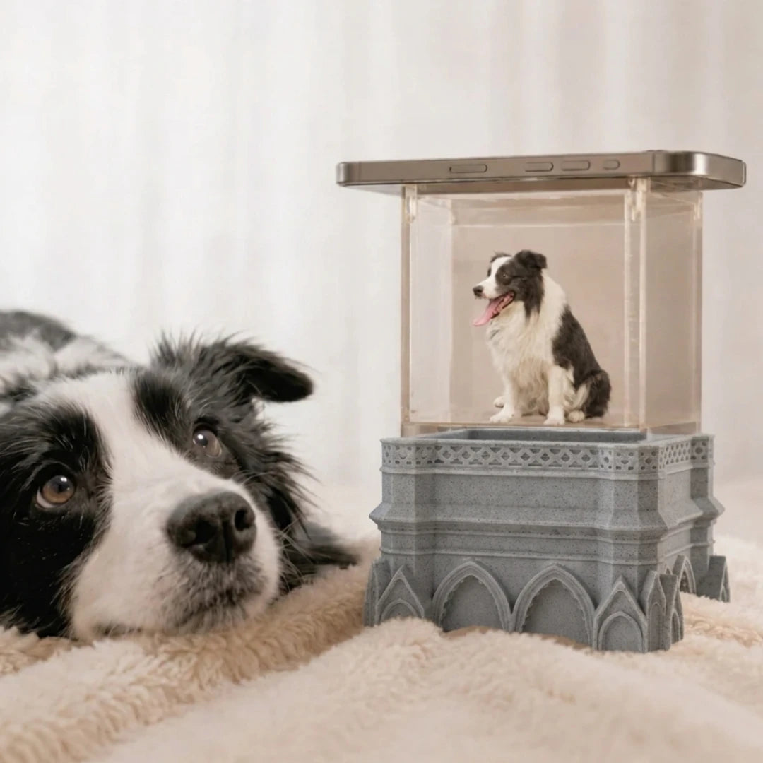 Boîte Sanctuaire Pawever™ — Boîte à hologramme pour animaux de compagnie
